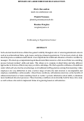 Cover page: Object Salience in the Division of Labor: Experimental Evidence