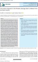 Cover page: The onset of grasses in the Amazon drainage basin, evidence from the fossil record