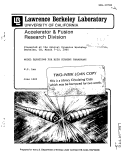 Cover page: MODEL EQUATIONS FOR HIGH CURRENT TRANSPORT