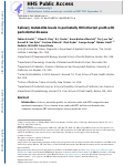 Cover page: Salivary metabolite levels in perinatally HIV-infected youth with periodontal disease