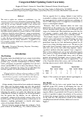 Cover page: Categorical Belief Updating Under Uncertainty