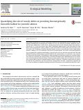 Cover page: Quantifying the role of woody debris in providing bioenergetically favorable habitat for juvenile salmon