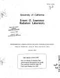 Cover page: EXPERIMENTAL CORRELATIONS FOR HIGH-TEMPERATURE CREEP