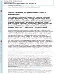 Cover page: Targeting Plasmodium PI(4)K to eliminate malaria