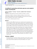 Cover page: A workflow for generating multi-strain genome-scale metabolic models of prokaryotes