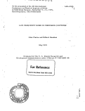 Cover page: LOW FREQUENCY NOISE IN JOSEPHSON JUNCTIONS