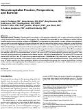 Cover page: Neurohospitalist Practice, Perspectives, and Burnout