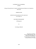 Cover page: Strategic Pricing Decisions: Cognitive and Organizational Influences on Competitive Interactions