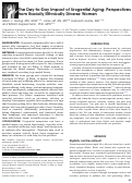 Cover page: The Day-to-Day Impact of Urogenital Aging: Perspectives from Racially/Ethnically Diverse Women