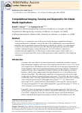 Cover page: Computational imaging, sensing and diagnostics for global health applications