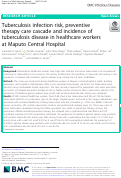 Cover page: Tuberculosis infection risk, preventive therapy care cascade and incidence of tuberculosis disease in healthcare workers at Maputo Central Hospital