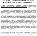 Cover page: Study of a Non Intercepting Ion Beam Diagnostic for Beam Density Profile
