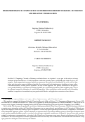 Cover page: High-Performance Computation of Distributed-Memory Parallel 3D Voronoi and Delaunay Tessellation