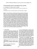 Cover page: Understanding trends in stratospheric NOy and NO 2