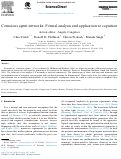 Cover page: Conscious agent networks: Formal analysis and application to cognition