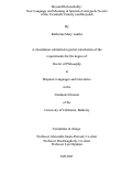 Cover page: Beyond Referentiality: New Language and Meaning in Spanish Avant-garde Novels of the Twentieth Century (and Beyond)