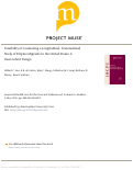 Cover page: Feasibility of Conducting a Longitudinal, Transnational Study of Filipino Migrants to the United States: A Dual-Cohort Design