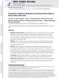 Cover page: Prevalence of ototoxic medication use among older adults in Beaver Dam, Wisconsin