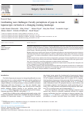 Cover page: Confronting new challenges: Faculty perceptions of gaps in current laparoscopic curricula in a changing training landscape.