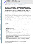 Cover page: The effects of short bouts of ergometric exercise for severely burned children in intensive care: A randomized controlled trial.