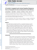 Cover page: A forskolin-conjugated insulin analog targeting endogenous glucose-transporter for glucose-responsive insulin delivery