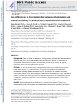 Cover page: Sex Differences in the Relationship Between Inflammation and Reward Sensitivity: A Randomized Controlled Trial of Endotoxin