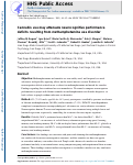 Cover page: Cannabis use may attenuate neurocognitive performance deficits resulting from methamphetamine use disorder