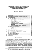 Cover page: The Relationship between Black Political Participation and the Voting Rights Act