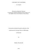 Cover page: Educators as Optimistic Futurists: A Critical Case Study Investigation into the Takeover of One Middle School in the Southwest United States