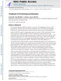 Cover page: Treatment of Frontotemporal Dementia