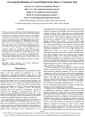 Cover page: Assessing Distributions of Causal Beliefs in the Illusory Causation Task