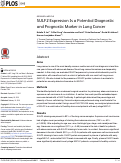 Cover page: SULF2 Expression Is a Potential Diagnostic and Prognostic Marker in Lung Cancer