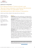 Cover page: Posterior Elbow Capsulotomy and Triceps Lengthening for Elbow Extension Contracture in Children with Arthrogryposis Multiplex Congenita.