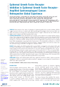 Cover page: Epidermal Growth Factor Receptor Inhibition in Epidermal Growth Factor Receptor-Amplified Gastroesophageal Cancer: Retrospective Global Experience.