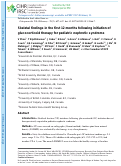 Cover page: Skeletal findings in the first 12 months following initiation of glucocorticoid therapy for pediatric nephrotic syndrome