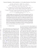 Cover page: Dynamical signature of fractionalization at a deconfined quantum critical point