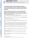 Cover page: A Comparative Analysis of the Full and Short Versions of the Social Responsiveness Scale in Estimating an Established Autism Risk Factor Association in ECHO: Do we Get the Same Estimates?