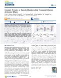 Cover page: Covalent Proteins as Targeted Radionuclide Therapies Enhance Antitumor Effects