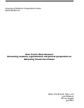 Cover page of Does Transit Mean Business? Reconciling academic, organizational, and political perspectives on Reforming Transit Fare Policies