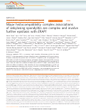 Cover page: Major histocompatibility complex associations of ankylosing spondylitis are complex and involve further epistasis with ERAP1