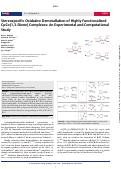 Cover page: Stereospecific Oxidative Demetallation of Highly Functionalized CpCo(1,3-Diene) Complexes: An Experimental and Computational Study