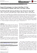 Cover page: Surgical Downstaging in an Open-Label Phase II Trial of Denosumab in Patients with Giant Cell Tumor of Bone