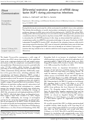 Cover page: Differential restriction patterns of mRNA decay factor AUF1 during picornavirus infections