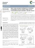 Cover page: Nitric oxide activation facilitated by cooperative multimetallic electron transfer within an iron-functionalized polyoxovanadate–alkoxide cluster