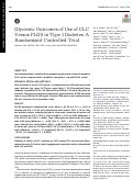 Cover page: Glycemic Outcomes of Use of CLC Versus PLGS in Type 1 Diabetes: A Randomized Controlled Trial.