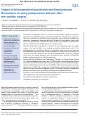 Cover page: Impact of Intraoperative Hypotension and Blood Pressure Fluctuations on Early Postoperative Delirium After Non-cardiac Surgery