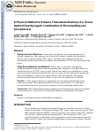 Cover page: A physical method to enhance transdermal delivery of a tissue optical clearing agent: Combination of microneedling and sonophoresis