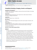 Cover page: Probabilistic Modeling of Imaging, Genetics and Diagnosis