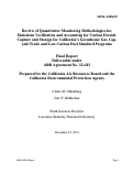 Cover page: Review of Quantitative Monitoring Methodologies for Emissions Verification and Accounting for Carbon Dioxide Capture and Storage for California’s Greenhouse Gas Cap-and-Trade and Low-Carbon Fuel Standard Programs: