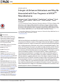 Cover page: Integrin α4 Enhances Metastasis and May Be Associated with Poor Prognosis in MYCNlow Neuroblastoma